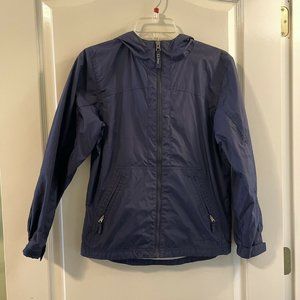 LL Bean Kid’s Size 10/12 Navy Jacket Windbreaker